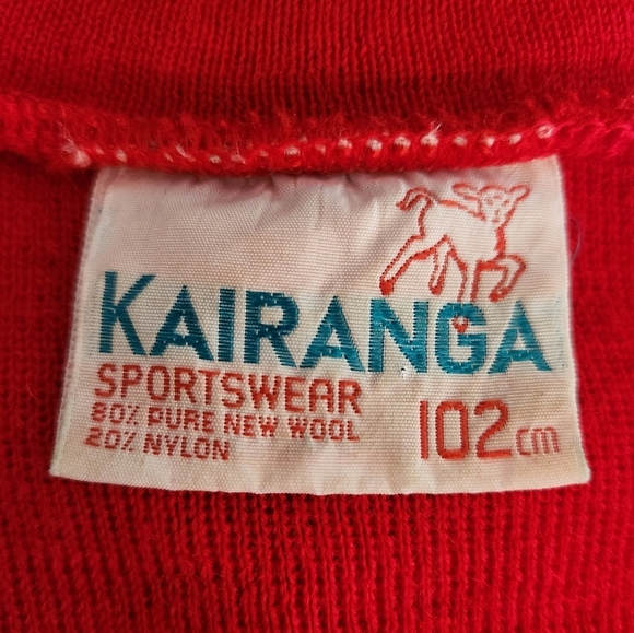 Vintage 80s Red Knit Sweater - Picture 8 of 9